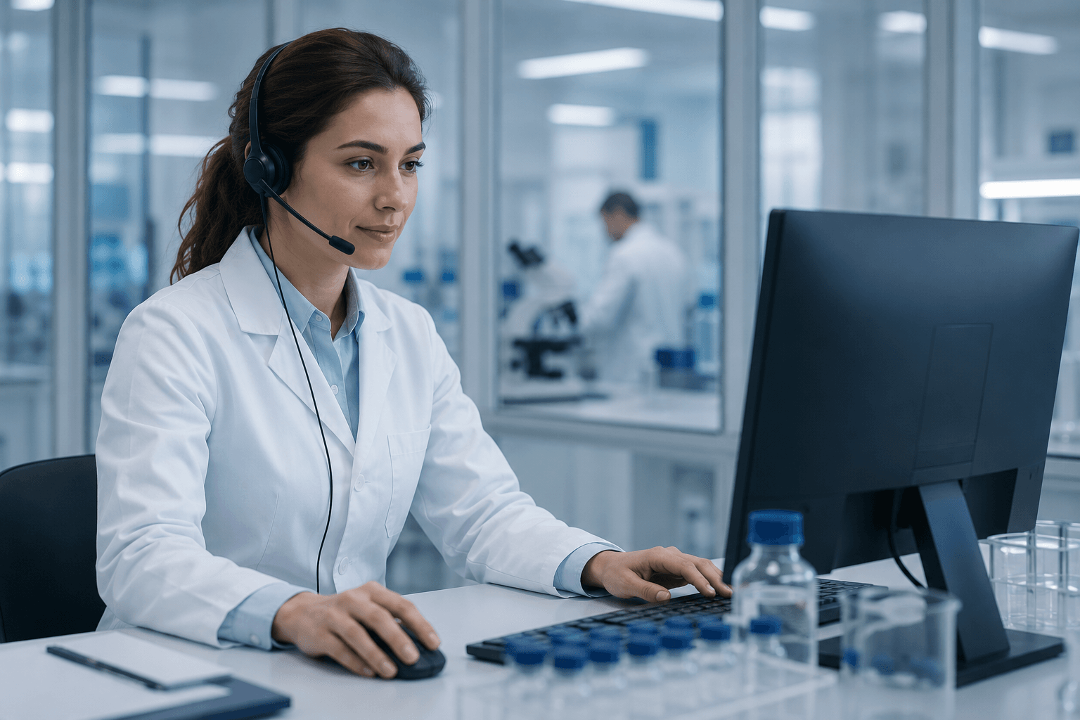 Customer service and communication at Pharma Lab